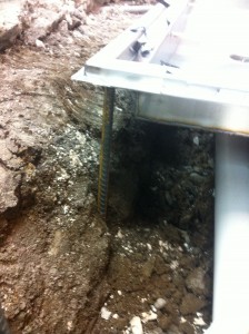 All Drains Are Set With Rebar At All Corners
